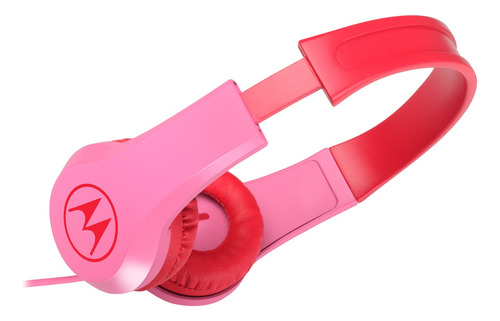 Audífono Squads200 Cable Manos Libres Infantil Rosa Motorola