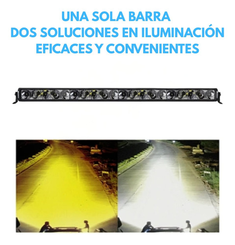 Barra Led Aurora D6 Ultra Spot Doble Color 42 Pul Atv Can Am