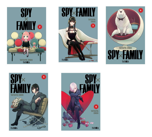 Combo Spy X Family 02, 03, 04 ,05 Y 06 - Manga - Ivrea