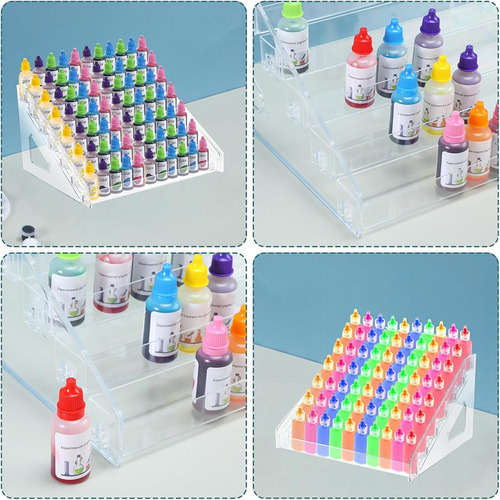 Organizador De Pintura Acrílica Transparente (7 Niveles), Or