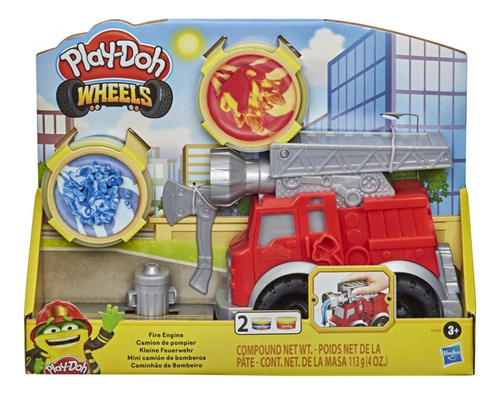 Play Doh Wheels Mini Camión De Bomberos
