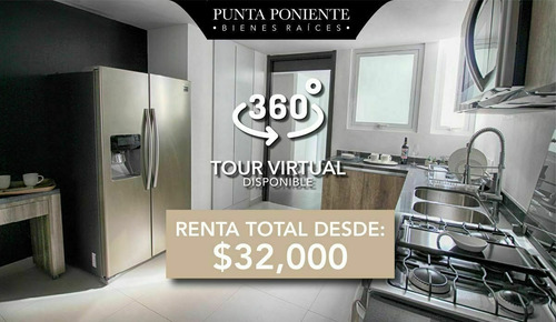 Imagen 1 de 30 de Renta Departamento Con 3 Recámaras Y Terraza En Bosque Real