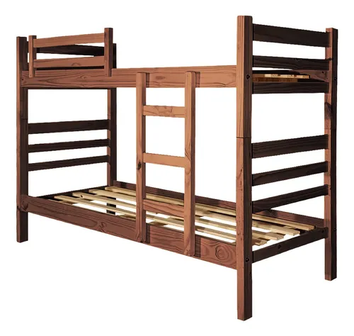 comprar Cama Cucheta Superpuesta Simple 80 X 190 Cm Color Cedro