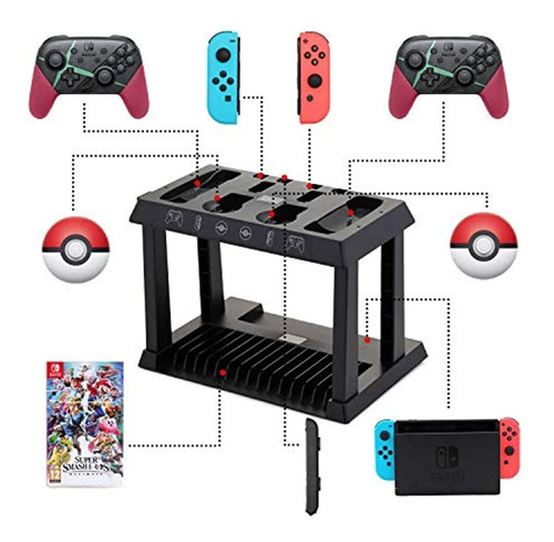 Base De Carga Para Nintendo Switch Joy Cons, Controladores P