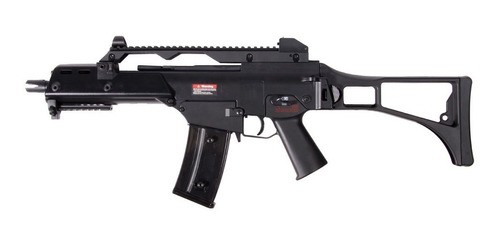 Marcadora Airsoft Saigo G36 6mm Electrica Negra + Balines