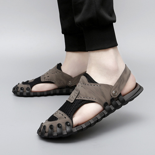 Sandalias Informales Transpirables De Verano For Hombre, De
