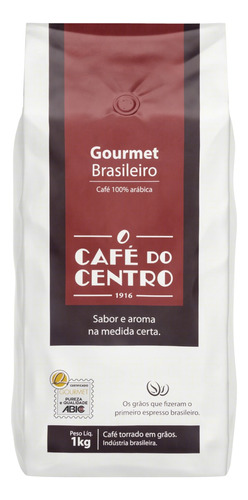 Café Torrado em Grãos Café do Centro Gourmet Pacote 1kg