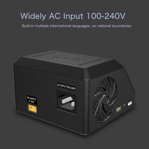 Bateria Preta Balance Up8 Ac 400w Dc 600w 2x16a De Canal Dup