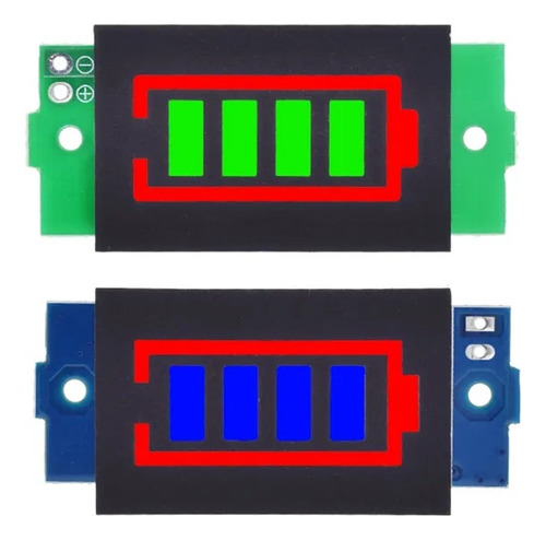 Módulo Indicador De Carga Batería Litio Capacidad 1s A 8s