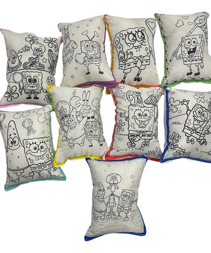 Souvenir Bob Esponja Para Pintar 20x14 X 10 U