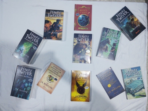 Harry Potter 7 Libros +animales Fantásticos, Quidditch,bardo