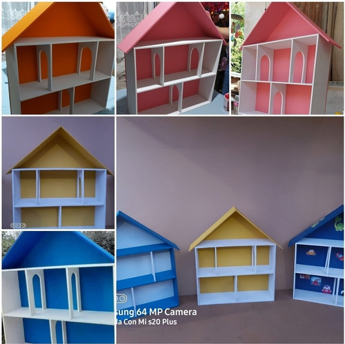 Imagen 7 de 9 de Casita De Muñecas Mdf Navidad Reyes