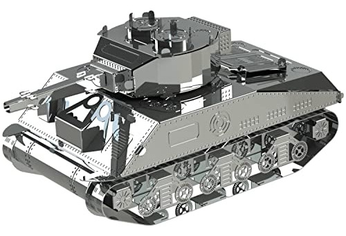 Metal-time Modelo M4 Sherman, Rompecabezas 3d Para Adultos O