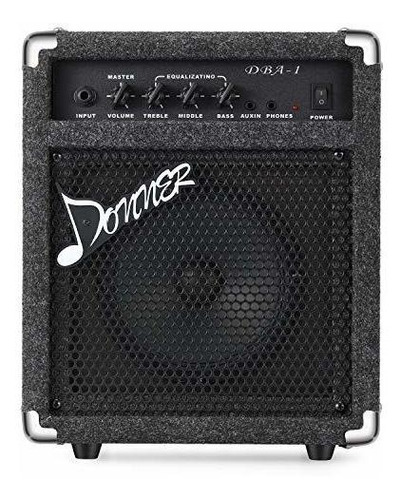 Nuevo Donner 15w Amplificador De Bajo Para Guitarra Dba-1 Co