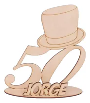 Comprar 15 Centros De Mesa Personalizados Años Galera Y Nombre