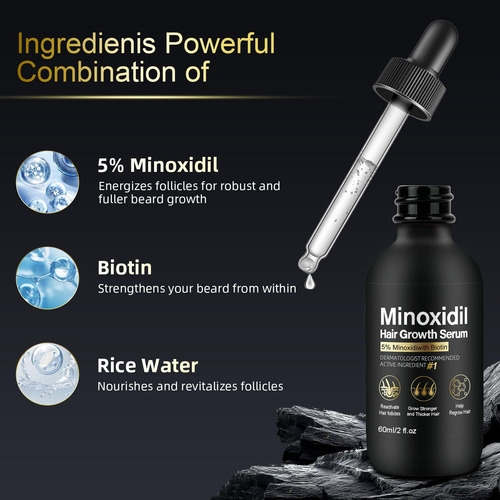 Sérum Para El Crecimiento Del Cabello Netyiyun Con 5% De Min