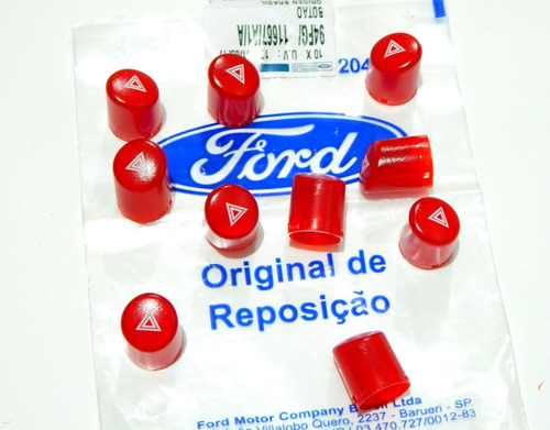 Botão Pisca Alerta 100% Original Ford Fiesta 1996/2006