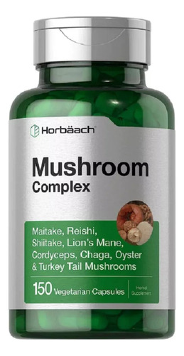 Mushroom Complex - Melena Leon Y -otros 150 Caps. - Horbaach