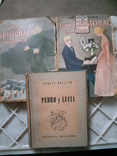 Lote De Tres Libros De Romain Rolland