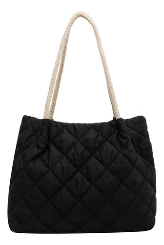 Bolso Acolchado Para Mujer Down Hobo Bag Zipper Puffy Handba