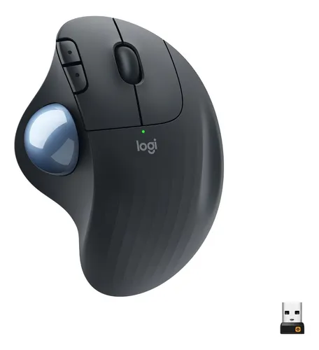 Mouse Logitech Trackball Ergo M575s Inalámbrico Negro