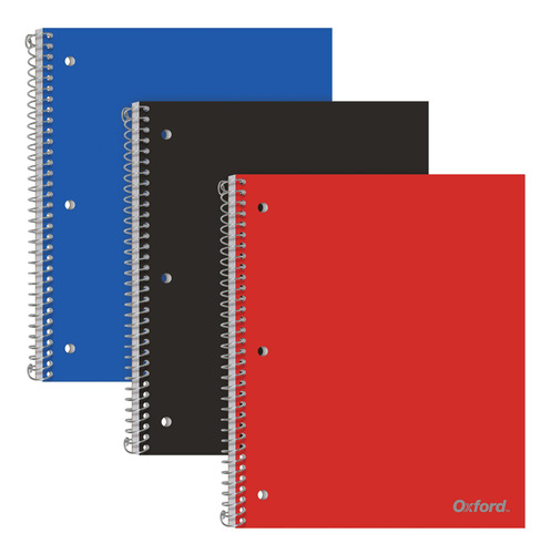 Cuaderno Oxford En Espiral, 1 Tema, Papel A Rayas Universita