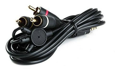 Cables Rca - Premium 6ft 3.5mm Aux Plug To 3 Rca Male Aux Co