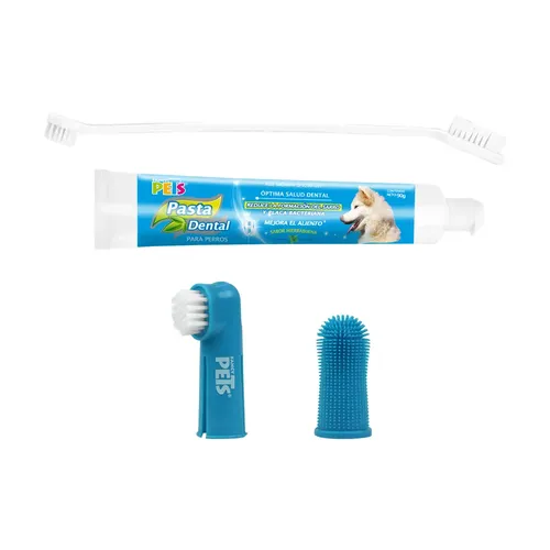Kit Dental para Perro Fancy Pets (pasta, cepillo y dedales)