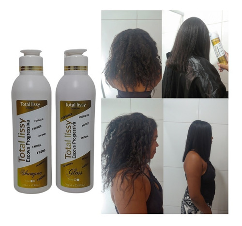 Escova Progressiva Cabelo Liso Salão De Beleza Em Sua Casa
