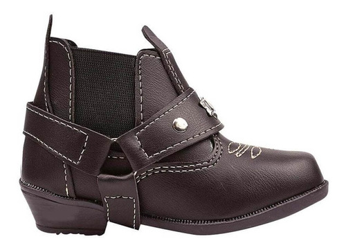 Bota Botina Botinha Country Cowboy Rodeio Peao Infantil