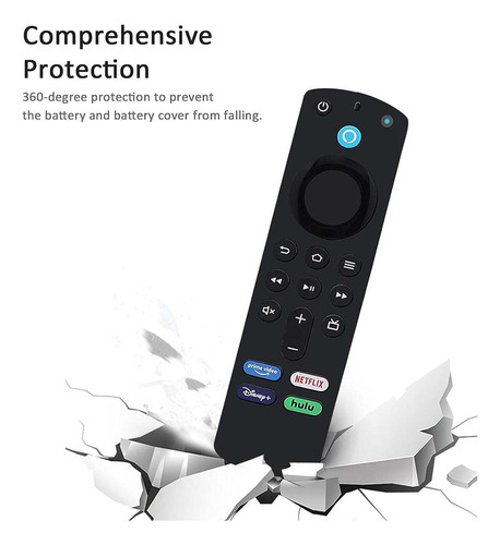 Funda Control Para Amazon Fire Tv Stick 4k Alexa Case Negro