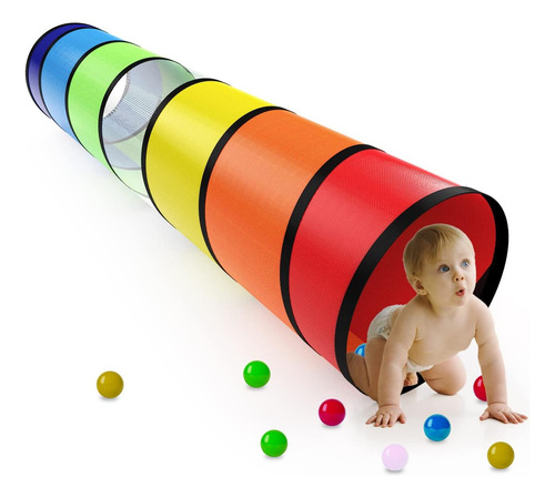 Los Niños Tocan El Túnel Para Niños Pequeños 1-3 Túnel De Se