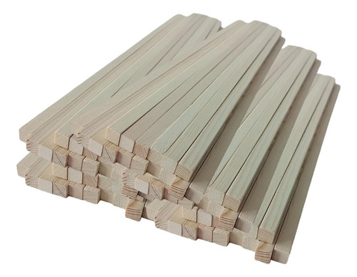 100 Piezas De Palos Cuadrados Sin Terminar, 500mmx3mmx3mm