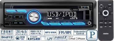 Estereo Clarion Simple Din Usb Aux Cd Mp3 Cz205