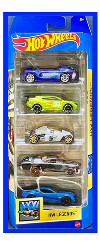 Hot Wheels 5 Gift Pack H W Legends 2022- Para Coleccionistas