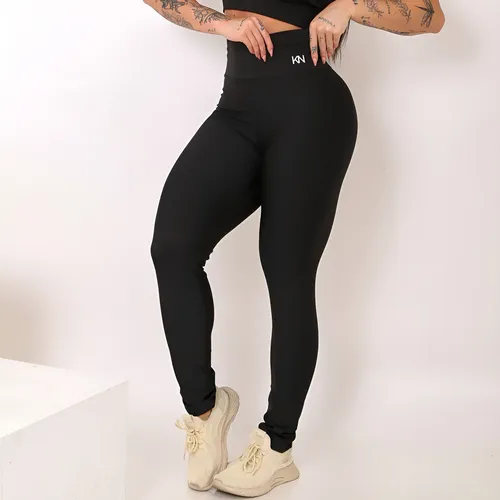 Calça Legging Fitness Zero Transparência Cintura Alta Selene - Miniatura 2