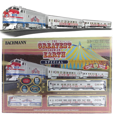 Ferrorama Com Trem Trilhos Bachmann Greatest Show 00749 1/87