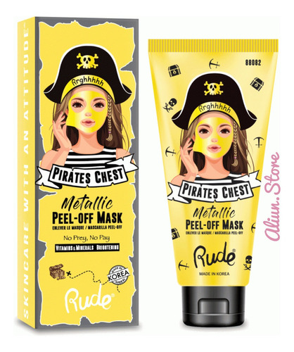 Rude Peel-off Mask No Prey, No Pay Brightening Mascarilla Fa