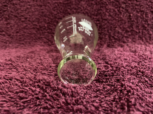 Matraz Erlenmeyer Kimax Graduado De Vidrio 125 Ml (Usado)