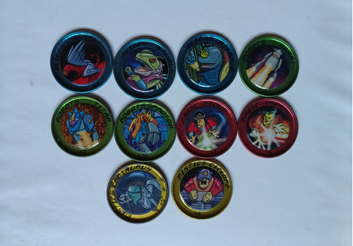Lote 10 Tazos Space Rappers Pop's 