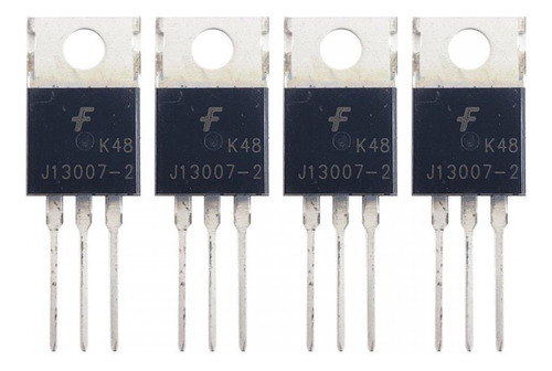 (kit 4x) Transistor Mosfet Npn 400v 8a Mje13007-2 J13007-2