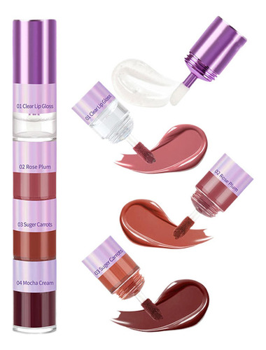 Manchas De Labios For Mujer Juego De Brillo De Labios Para