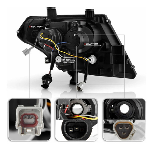 Par Faros Led Nissan Frontier Pro-4x 2009-15 16 2017 18 2019