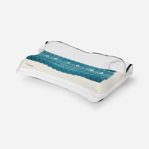 Almohada Rosen Ajustable Technogel Anatomic Americ. 66x40 Cm Color Blanco
