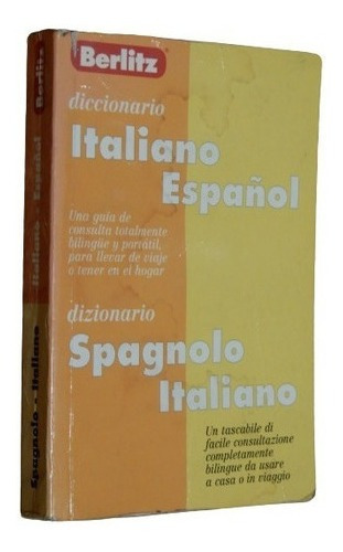 Diccionario Berlitz Italiano Español / Spagnolo Italia&-.