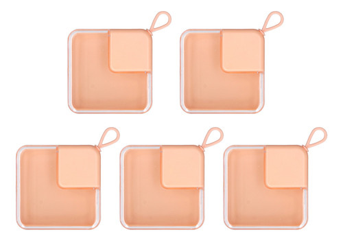 Estuche Para Maquillaje, 5 Unidades, Soporte Para Polvo, Rec
