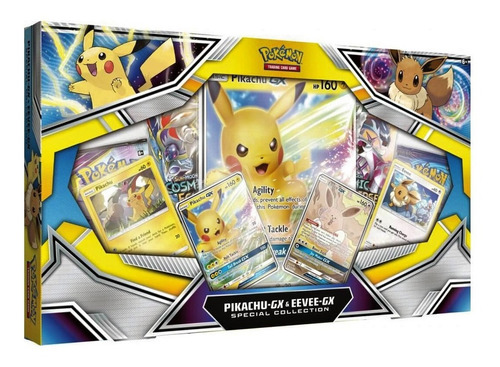 Pokemon Trading Card Game Pikachu-gx E Eevee-gx 