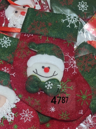 Imagen 6 de 10 de Paquete De Botas Navideñas 02 Con 12 Pz