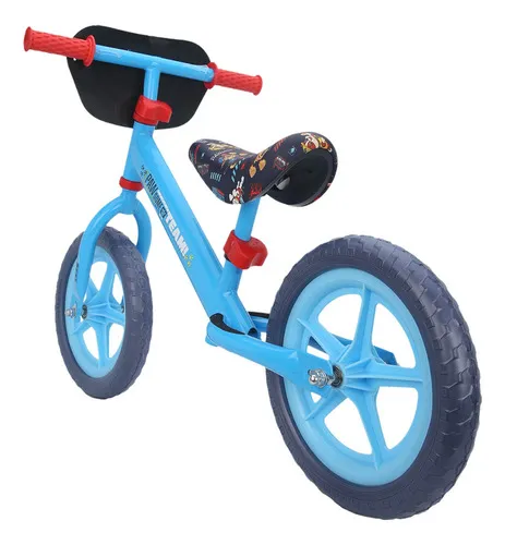 Balance Bike Paw Patrol Bicicleta Sin Pedales Color Multicolor
