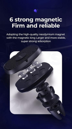 Porta-celular Magnético Para Carro Joyroom Jr-zs202